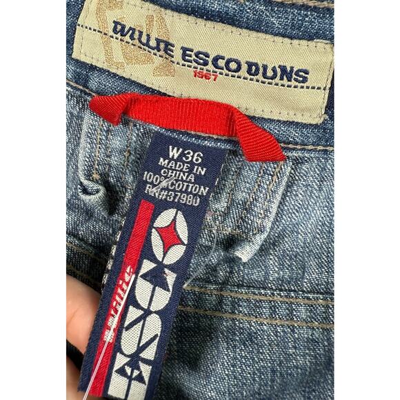 Vintage Willie Esco Denim Carpenter Shorts 36 - Picture 7 of 7